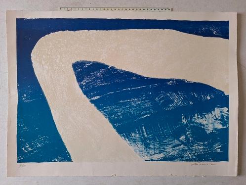 Litho in kleur van Philippe Garouste abstracte compositie, Antiek en Kunst, Kunst | Litho's en Zeefdrukken, Ophalen of Verzenden