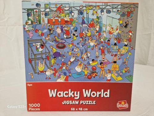 Wacky world puzzel - Gym, Hobby en Vrije tijd, Denksport en Puzzels, Nieuw, Legpuzzel, 500 t/m 1500 stukjes, Ophalen