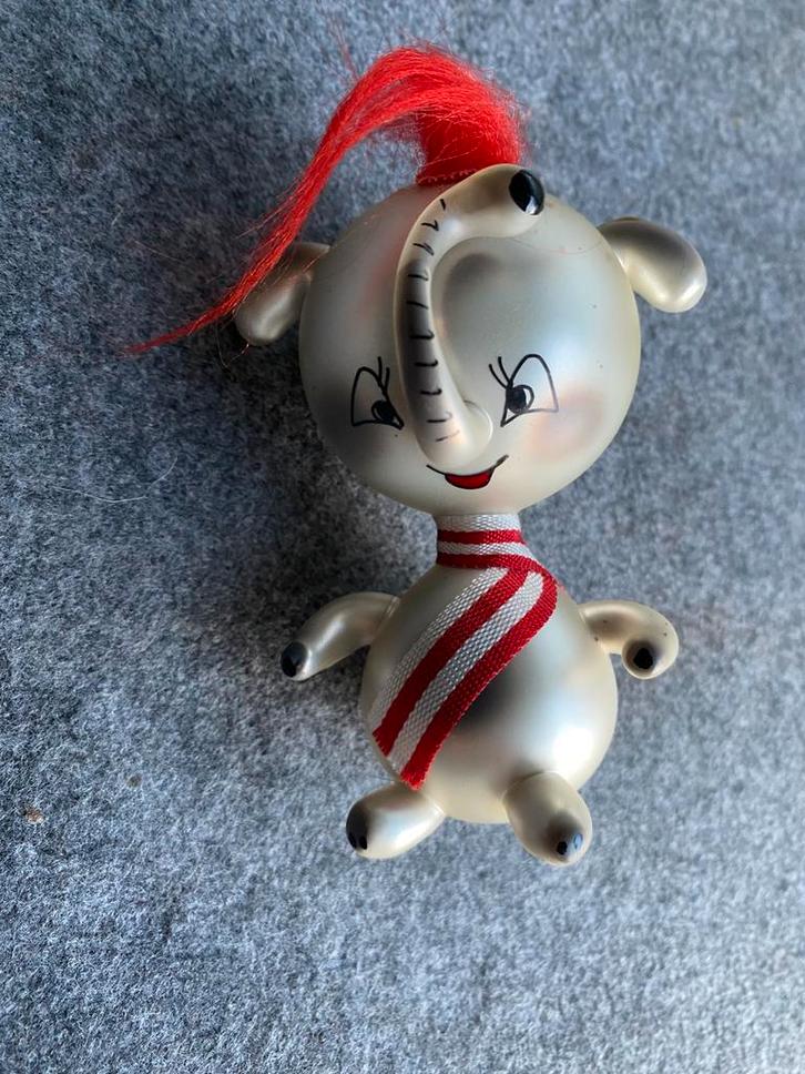 Vintage kerstbal De Carlini, Antiek en Kunst, Curiosa en Brocante, Ophalen of Verzenden