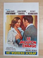 filmaffiche Romy Schneider Le mouton enrage filmposter, Verzamelen, Rechthoekig Staand, Ophalen of Verzenden, Zo goed als nieuw