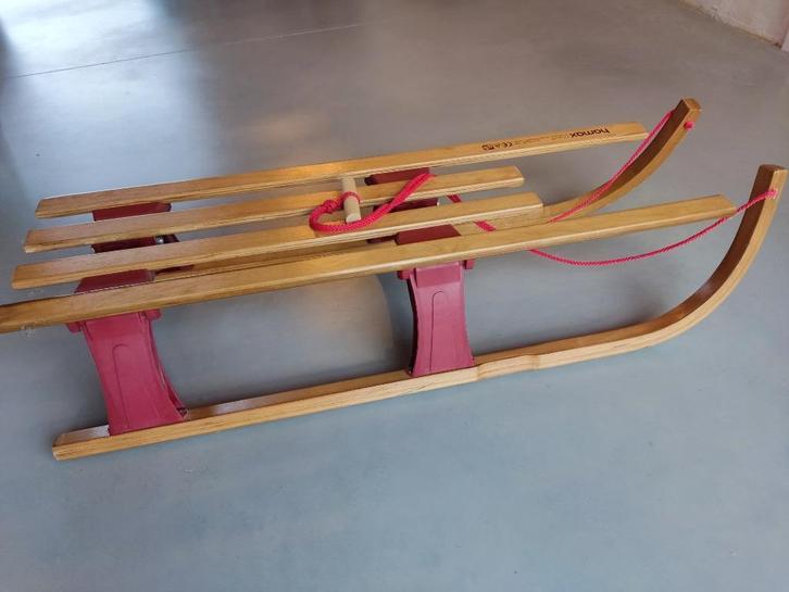 Slede opvouwbaar, merk Hamax, Kinderen en Baby's, Speelgoed | Buiten | Sleeën, Zo goed als nieuw, Hout, Ophalen