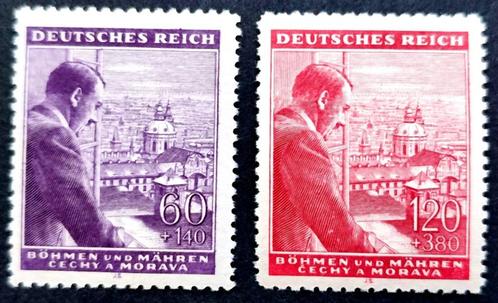 A.Hitler op raam van kasteel in Praag 1943 POSTFRIS, Postzegels en Munten, Postzegels | Europa | Duitsland, Postfris, Overige periodes