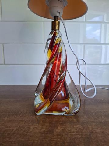 Flavio Poli Murano kristallen lamp voor Seguso beschikbaar voor biedingen