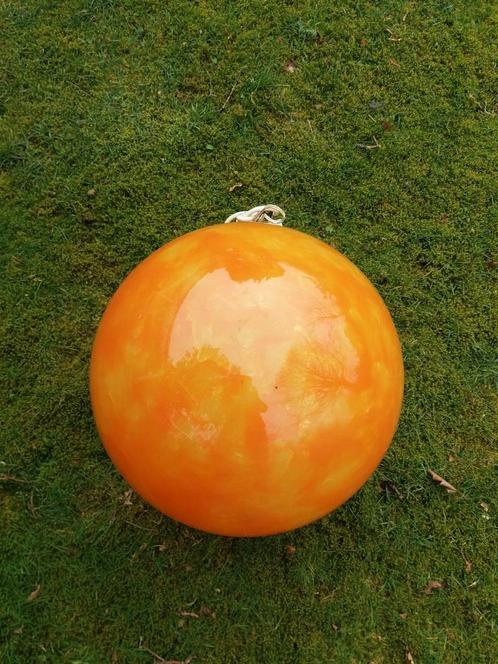Oranje lamp uit 1960 uitgegeven door Flos. Bij Selency., Huis en Inrichting, Lampen | Vloerlampen, Zo goed als nieuw, Glas, Ophalen