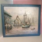 Peinture  « Les bateaux », Antiquités & Art, Enlèvement ou Envoi