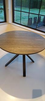 Tafel in perfecte staat, grijs tafelblad en zwarte poten, Huis en Inrichting, Ophalen, Zo goed als nieuw