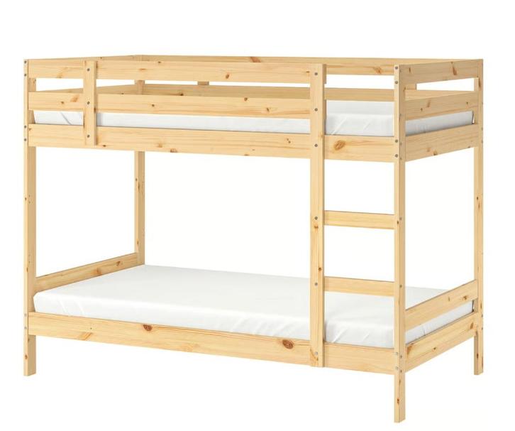 lit superposé, Huis en Inrichting, Slaapkamer | Stapelbedden en Hoogslapers, Zo goed als nieuw, Stapelbed, 90 cm, 200 cm, Tweepersoons