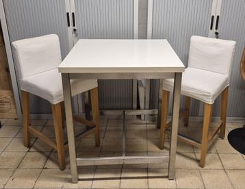 Table de bar et 2 chaises hautes, Enlèvement, Utilisé