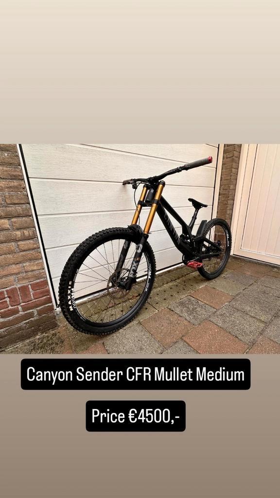 Canyon Sender CFR Mullet Bike Medium, Fietsen en Brommers, Fietsen | Mountainbikes en ATB, Zo goed als nieuw, Ophalen