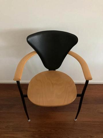 Set van 4 Vintage leather armchairs by Arrben Italy, 1980s   beschikbaar voor biedingen