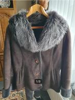 Jas in lamsleer, Ophalen, Nieuw, Maat 42/44 (L), Bruin