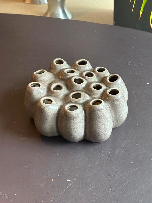 Villa Pottery Pompom vaas – 373515 cm, Huis en Inrichting, Woonaccessoires | Vazen, Zo goed als nieuw, Ophalen