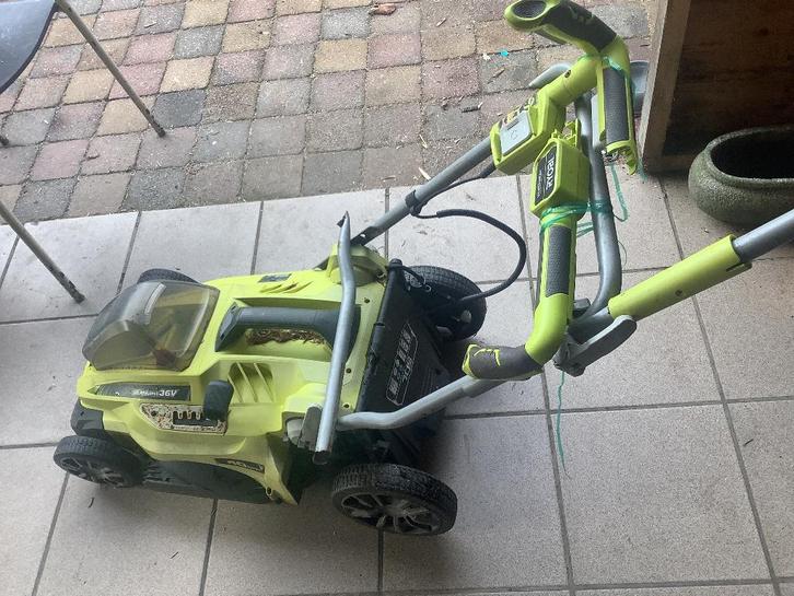 Grasmaaier voor opmaak, Jardin & Terrasse, Tondeuses à gazon, Utilisé, Tondeuses à gazon sur batterie, Fonction de mulching, Sac de ramassage