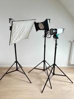 Visatec logos 316 kit, incl Manfrotto statieven, Ophalen, Gebruikt, Lamp of Flitsset