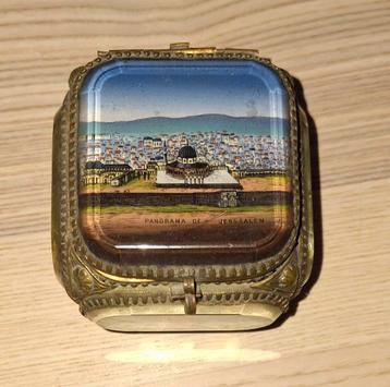 VINTAGE antieke juwelendoos JERUSALEM beschikbaar voor biedingen