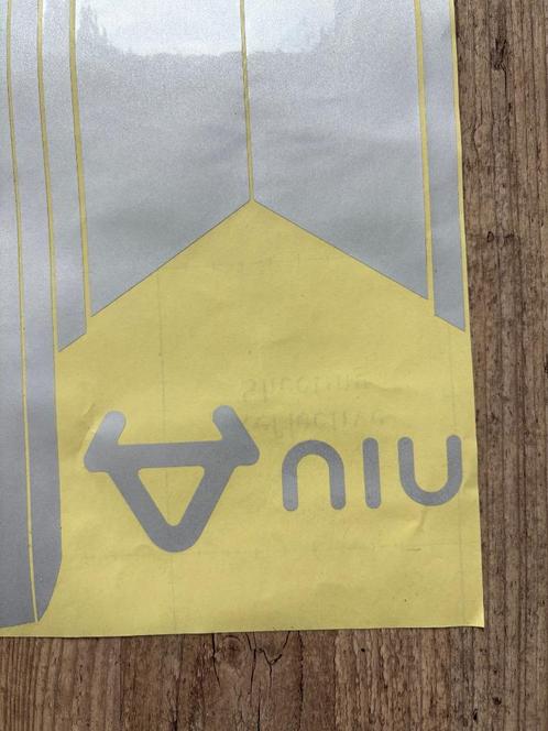 NIU striping stickers voor Niu N1Q / NQi / NGT, Fietsen en Brommers, Brommeronderdelen | Scooters, Nieuw, Ophalen of Verzenden