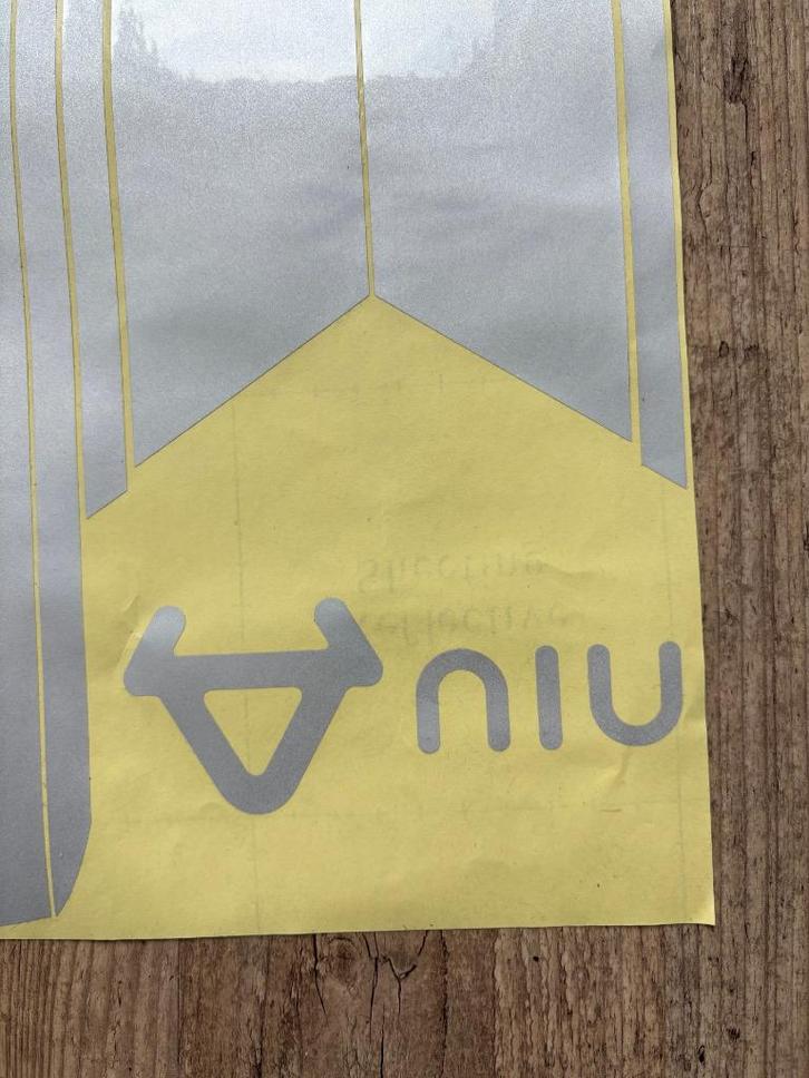 NIU striping stickers voor Niu N1Q / NQi / NGT, Fietsen en Brommers, Brommeronderdelen | Scooters, Nieuw, Ophalen of Verzenden