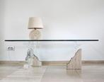 Travertin coffee table - Vintage salontafel, Antiek en Kunst, Ophalen