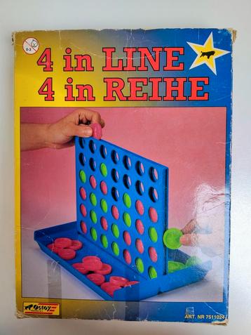 4 op een rij, fluo roos en groen. beschikbaar voor biedingen