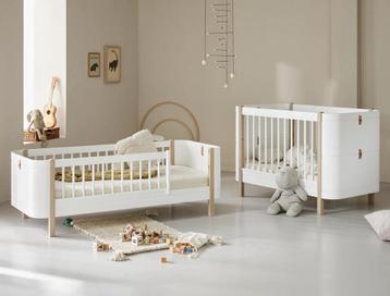 Oliver furniture Mini+ Cot bed en junior bed. Incl matrassen beschikbaar voor biedingen