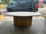Eettafel mortex, Huis en Inrichting, Ophalen, Ovaal