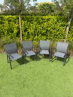 Life Tuinstoelen Zwart 4 stuks stapelbaar, Ophalen, Nieuw, Stapelbaar