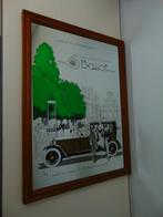 Ballot Automobiles reclame spiegel, Verzamelen, Merken en Reclamevoorwerpen, Ophalen, Gebruikt, Reclamebord