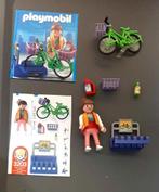 Playmobil 3203 vrouw met fiets en boodschappen volledig, Kinderen en Baby's, Complete set, Ophalen of Verzenden, Zo goed als nieuw