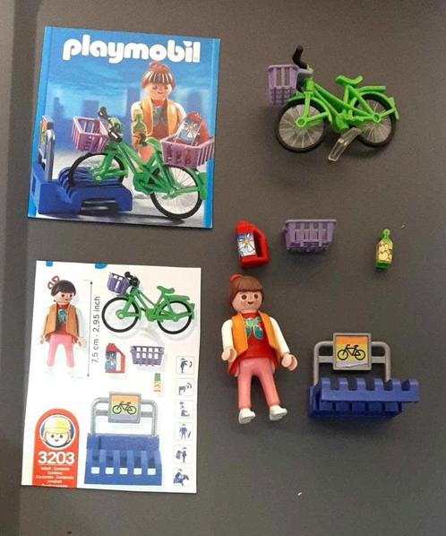 playmobil 3203 Cliente à vélo complet, Enfants & Bébés, Jouets | Playmobil, Comme neuf, Ensemble complet, Enlèvement ou Envoi