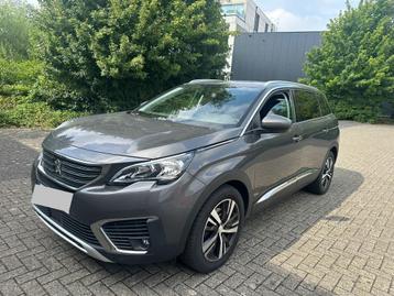 Peugeot 5008 1.5HDI | 65000KM | 7 places | Full Option Pano, Argent ou Gris, Achat, Euro 6, Entreprise