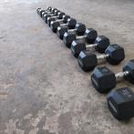Technogym hexa dumbells set  5 kilo tot 22.5 kilo, Sport en Fitness, Ophalen, Zo goed als nieuw
