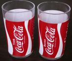 3 vieux verres Coca-Cola rouges avec 4 logos en langues diff, Collections, Enlèvement ou Envoi, Neuf