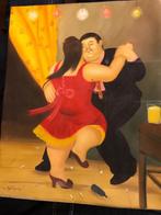 Fernando Botero  Olie werk op doek, Antiek en Kunst, Ophalen