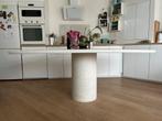 Table à manger oval Mortex 220x100, Huis en Inrichting, Ophalen, Gebruikt, Ovaal
