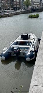 Rubberboot HonWave 3,60 met trailer en 15PK motor, Watersport en Boten, Aluminium, Zo goed als nieuw, Benzine, Minder dan 70 pk