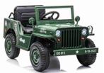 Army Jeep, Willys jeep, 4 wiel aandrijving, 1 persoons ***NI, Kinderen en Baby's, Nieuw, Ophalen of Verzenden