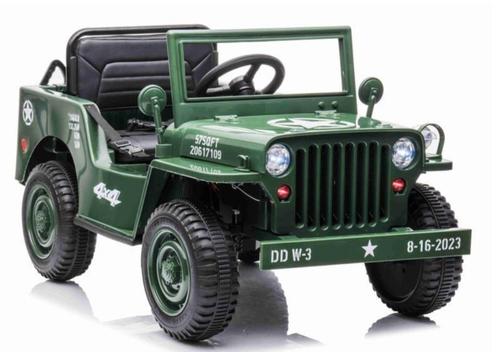 Army Jeep, Willys jeep, 4 wiel aandrijving, 1 persoons ***NI, Enfants & Bébés, Jouets | Extérieur | Véhicules à batterie, Neuf