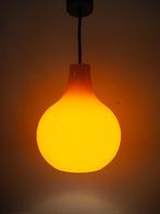 Space Age oranje opaline hanglamp, 1960s, Minder dan 50 cm, Ophalen, Space Age, Glas