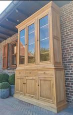 Eiken buffetkast/vitrinekast GRATIS LEVERING/EINDEJAARSACTIE, Huis en Inrichting, Ophalen of Verzenden, Zo goed als nieuw