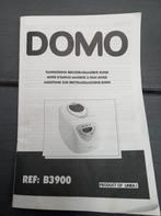 Broodbakmachine Domo, Meer dan 10 programma's, 800 tot 1200 gram deeg, Met timer, Gebruikt