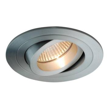 Spot encastré LED GU10 rond en aluminium disponible aux enchères