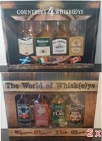 Whiskey - 12 mini flesjes -  in cadeau doos per 4 stuks, Nieuw, Overige typen, Ophalen