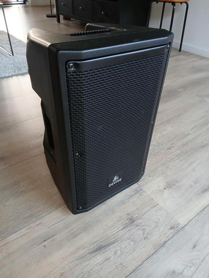Actieve speaker met Bluetooth en hoes, Muziek en Instrumenten, Versterkers | Keyboard, Monitor en PA, Zo goed als nieuw, Ophalen
