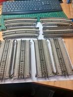 Marklin Ho metalen brughellingen set van 8, Hobby en Vrije tijd, Wisselstroom, Gebruikt, Brug, Tunnel of Gebouw, Ophalen of Verzenden