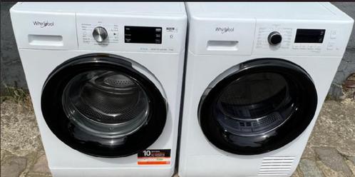 Lot de Whirlpool 8kg. : Lave linge(1600ess.) et Sèche linge, Electroménager, Sèche-linge, Comme neuf, À condensation, Chargeur frontal