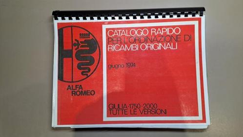 Alfa Romeo-catalogus - exemplaar - 1974, Boeken, Auto's | Boeken, Zo goed als nieuw, Alfa Romeo, Ophalen of Verzenden