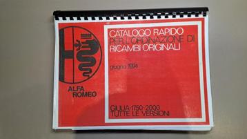 Alfa Romeo-catalogus - exemplaar - 1974