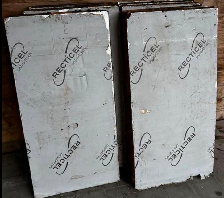 Recticel Isolatieplaten 80mm dikte 11 platen Gratis, Doe-het-zelf en Bouw, Isolatie en Afdichting, Gebruikt, Vloerisolatie, Muurisolatie