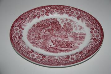 Vintage staffordshire ironstone serveer bord broadhurst