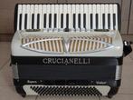 Crucianelli Super Video, compleet gereviseerd., Muziek en Instrumenten, Accordeons, Toetsaccordeon, Zo goed als nieuw, 120-bas